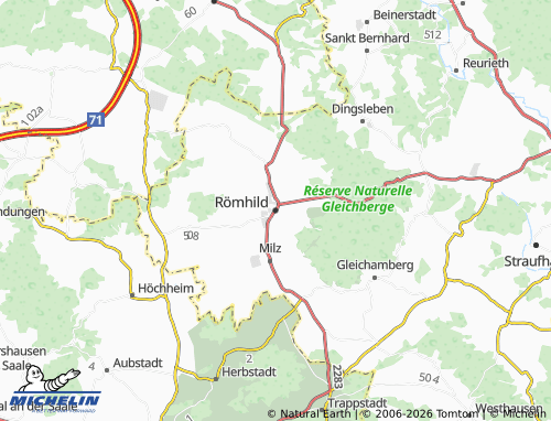 Mappa MICHELIN Römhild - ViaMichelin