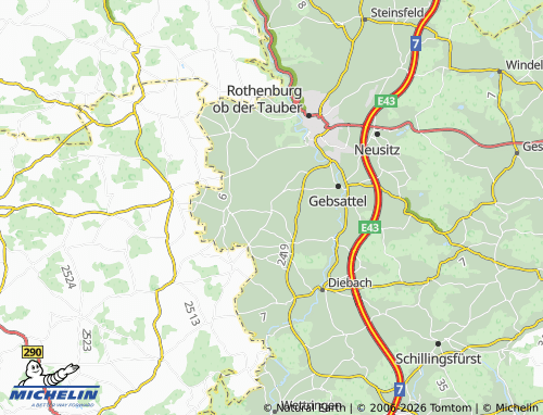 MICHELIN Herrnwinden map - ViaMichelin