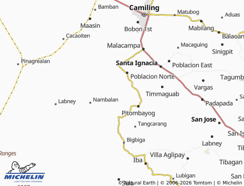 MICHELIN San Bartolome map - ViaMichelin