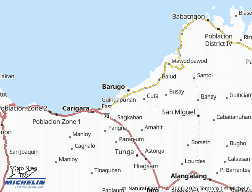 MICHELIN Santarin map - ViaMichelin