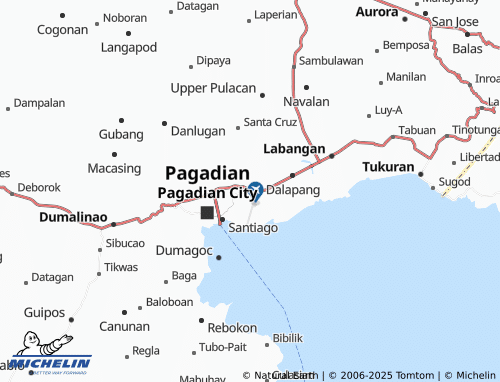 MICHELIN Tiguma map - ViaMichelin