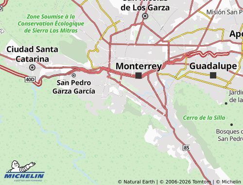MICHELIN La Encantada map - ViaMichelin
