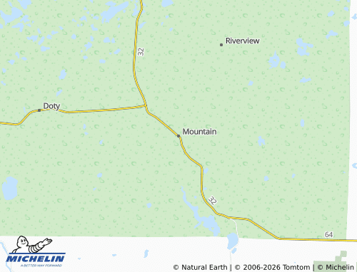 Kaart MICHELIN Mountain - ViaMichelin