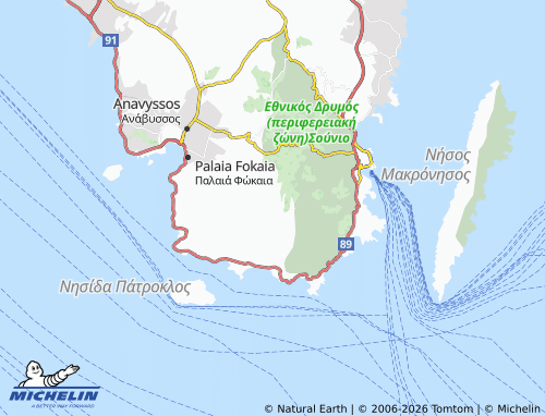 Mapa MICHELIN Megala Pefka - ViaMichelin