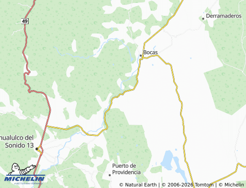 MICHELIN Cascarón map - ViaMichelin