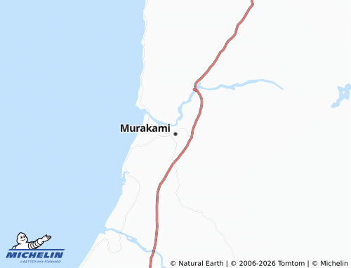 Mappa MICHELIN Murakami - ViaMichelin