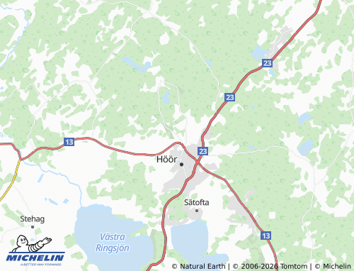 MICHELIN Snogehall map - ViaMichelin