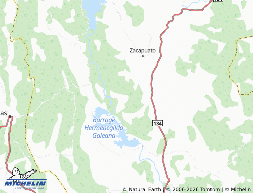 Kaart MICHELIN Oxtotitlán - ViaMichelin