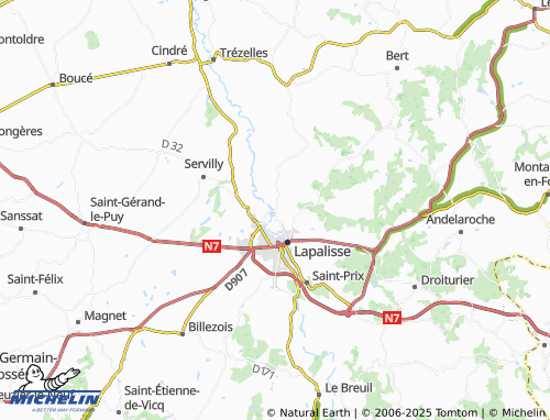 Carte MICHELIN Moulin Marin - ViaMichelin
