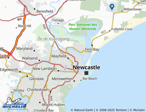 MICHELIN Mayfield North map - ViaMichelin