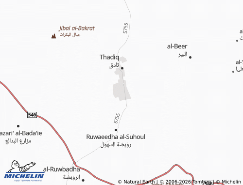 MICHELIN-Landkarte al-Jami'ah - ViaMichelin