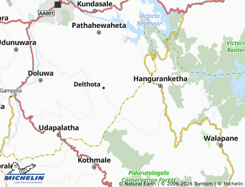 Mappa MICHELIN Pattiyagama Pallegama - ViaMichelin