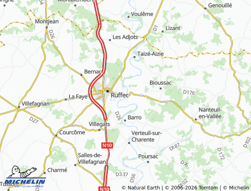 Mapa MICHELIN Condac - ViaMichelin