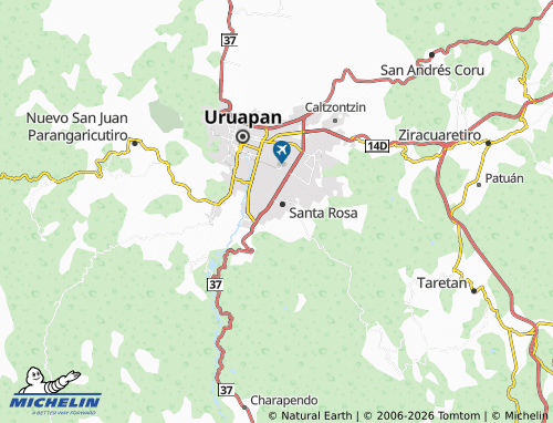 Mappa MICHELIN Itzi Ireri - ViaMichelin