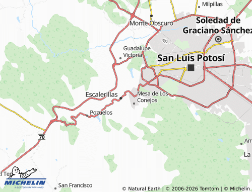 Mapa MICHELIN Las Pilitas - ViaMichelin