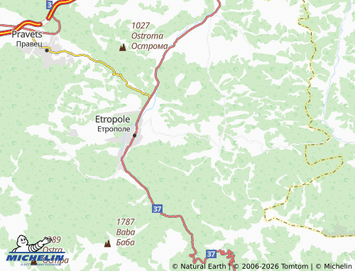 Mapa MICHELIN Ribaritsa - ViaMichelin