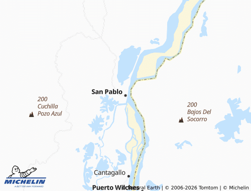Mapa MICHELIN San Pablo - ViaMichelin