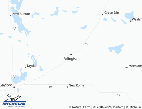 Carte MICHELIN Arlington - ViaMichelin