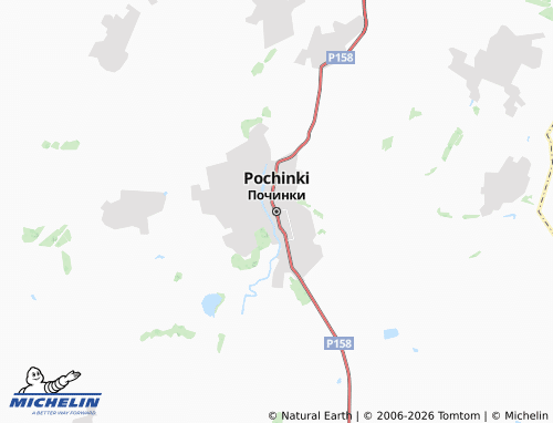 MICHELIN-Landkarte Pochinki - ViaMichelin