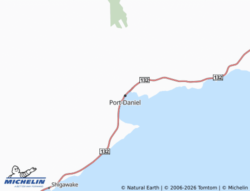 Carte MICHELIN Port-Daniel - ViaMichelin