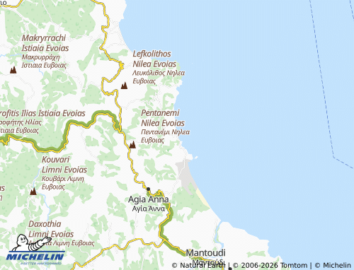 Carte MICHELIN Fragkaki - ViaMichelin