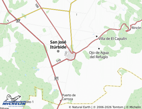 Mapa MICHELIN Zona Centro - ViaMichelin