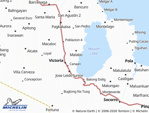 MICHELIN Duongan map - ViaMichelin