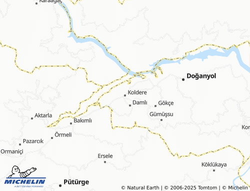MICHELIN Koldere map - ViaMichelin