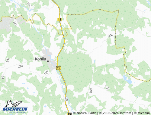 Mapa MICHELIN Salutaguse - ViaMichelin