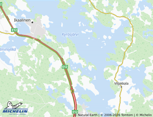 MICHELIN-Landkarte Kolkko - ViaMichelin