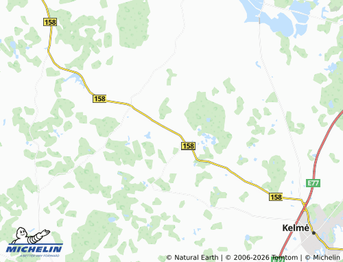 Mapa MICHELIN Vikraičiai - ViaMichelin