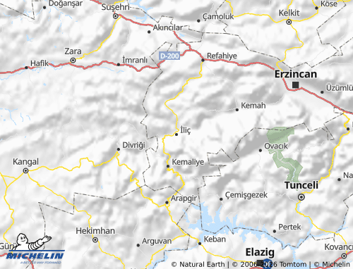 Mappa MICHELIN İliç - ViaMichelin