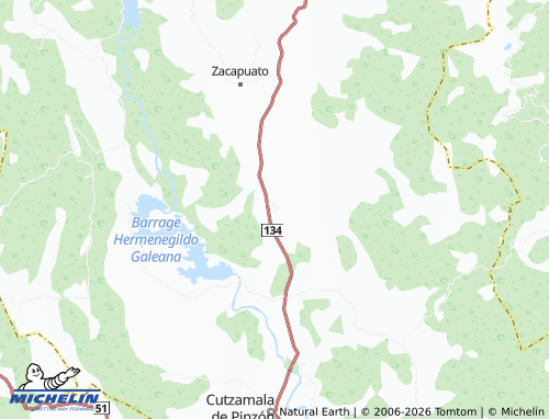 Mapa MICHELIN Zirapitiro - ViaMichelin
