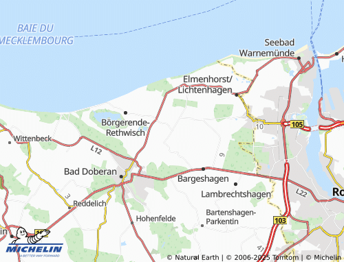 MICHELIN Neu Rethwisch map - ViaMichelin