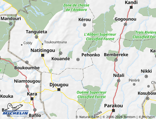 Mapa MICHELIN Pehonko - ViaMichelin