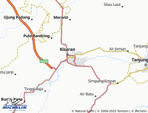 MICHELIN Kisaran Kota map - ViaMichelin