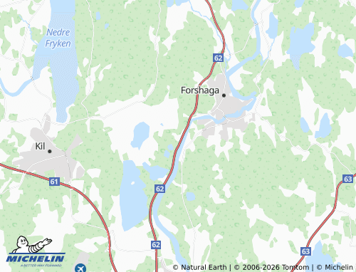 MICHELIN Dyvelsten map - ViaMichelin