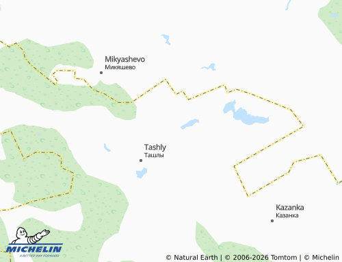 MICHELIN-Landkarte Tashtyube - ViaMichelin