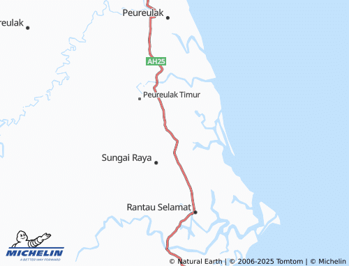 MICHELIN Seuneubok Punti map - ViaMichelin