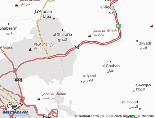 MICHELIN-Landkarte alhatim - ViaMichelin