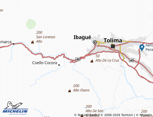 MICHELIN Morro Chusco map - ViaMichelin