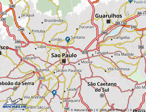 Mapa MICHELIN Brás - ViaMichelin