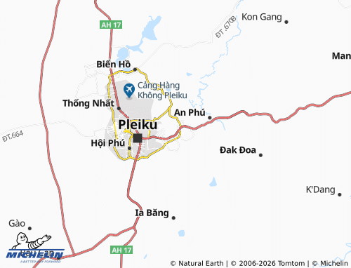 Mapa MICHELIN Thắng Lợi - ViaMichelin