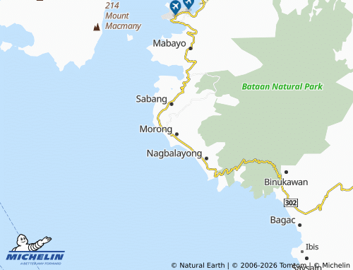 MICHELIN Binaritan map - ViaMichelin