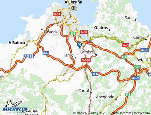 MICHELIN Tarrío map - ViaMichelin