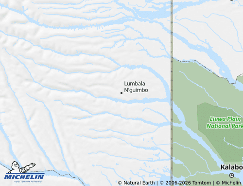 Mappa MICHELIN Lumbala N'Guimbo - ViaMichelin
