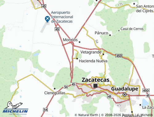 Mappa MICHELIN Hacienda Nueva - ViaMichelin