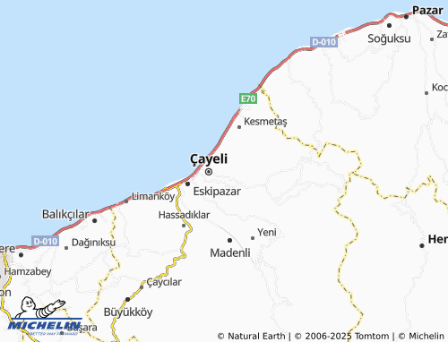 Mapa MICHELIN Yalı - ViaMichelin