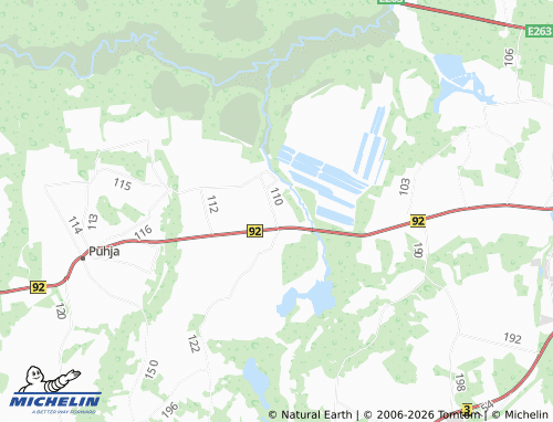 Mapa MICHELIN Ridaküla - ViaMichelin