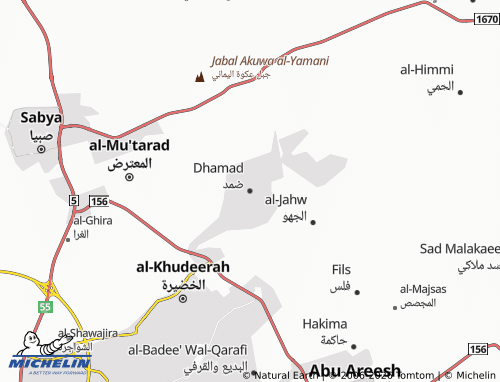 Mappa MICHELIN Dhamad - ViaMichelin
